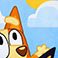 Bluey, variant on Licensed Character Kids Beach Towel, 36" x 64"