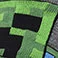 Minecraft Green, variant on Character Boys 12-Pack No-Show Sock