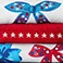 Bows, variant on Member's Mark 8-Piece Kitchen Towel Set, Americana
