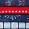 Firework, variant on Member's Mark 8-Piece Kitchen Towel Set, Americana