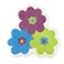 Cool Daisy, variant on Town & Country Play Shaped Bath Mat