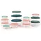Pastel Multicolor, variant on Pyrex Simply Store 28-Piece Glass Food Storage Set